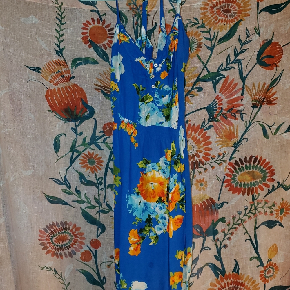Tropical hollister dress